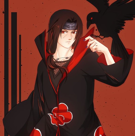 18 Uchiha Itachi with the crow