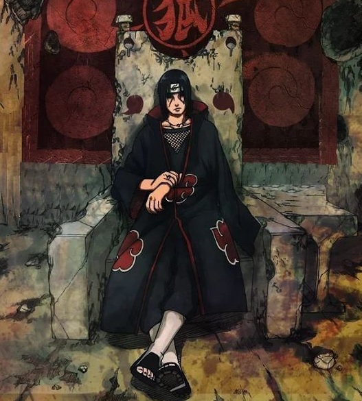 4 Itachi is sitting in the Aesthetic Chair