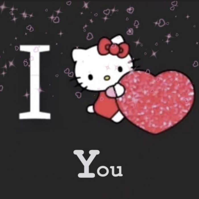 12 I LOVE YOU with Hello Kitty PFP