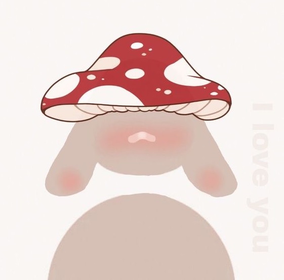 26 Mushroom Bunny for Cute Profile Picture