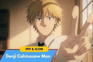 Denji Chainsaw Man pfp and icon